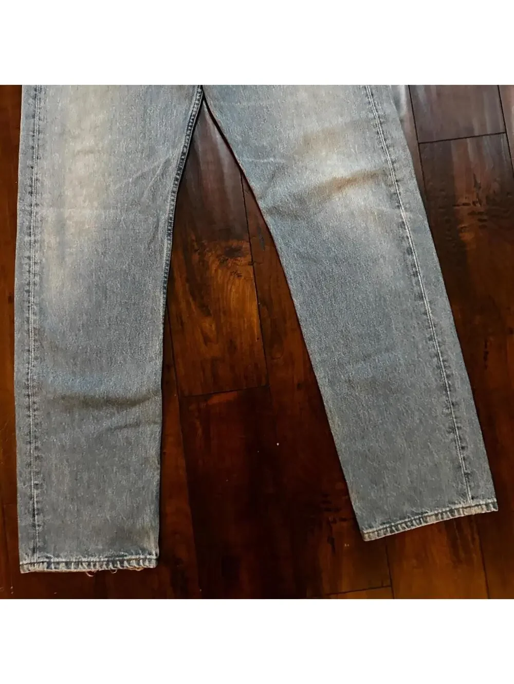 Levis 501 Vintage Y2K Straight Leg XX 2000s Jeans 36x34 Light Wash Act 33x33